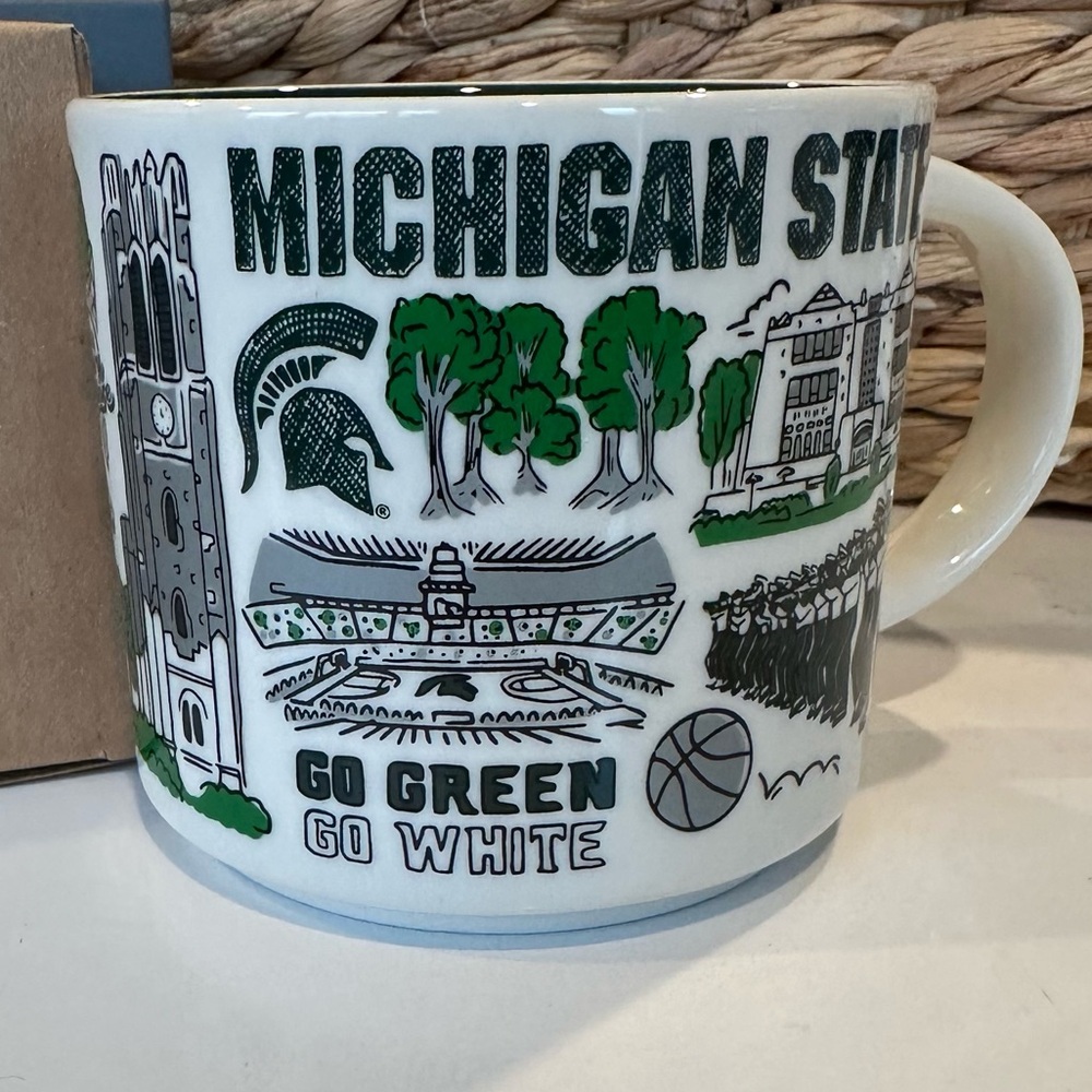 Starbucks Been There Series Campus Collection Michigan State University Mug 💚🏈🏀